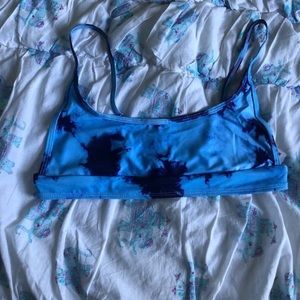 Tie Dye Bikini Top